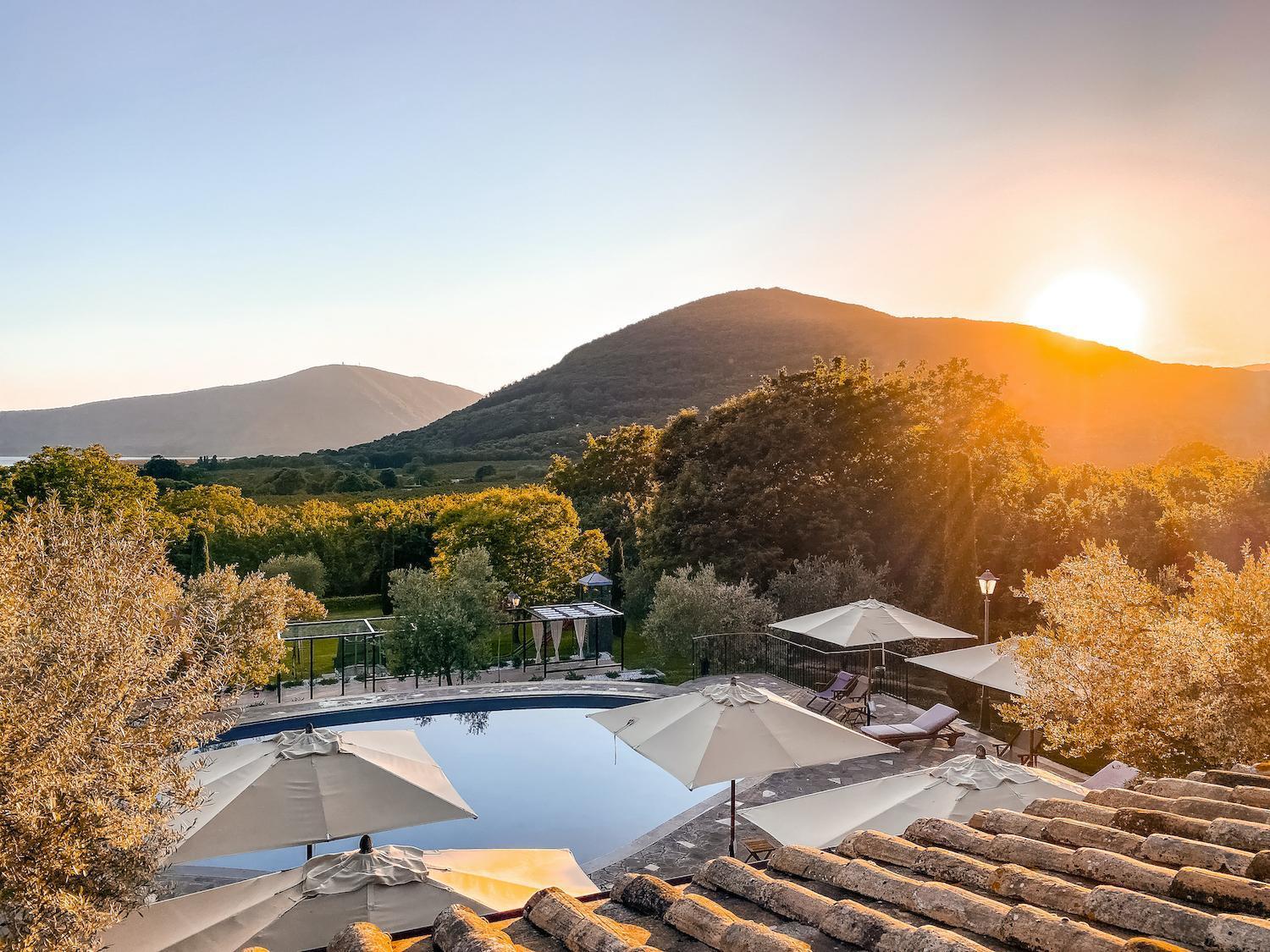 קפררולה Agriturismo La Valle Di Vico מראה חיצוני תמונה